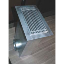 Grille+Plenum Soufflage Au Sol pour Gainable pour climatiseur