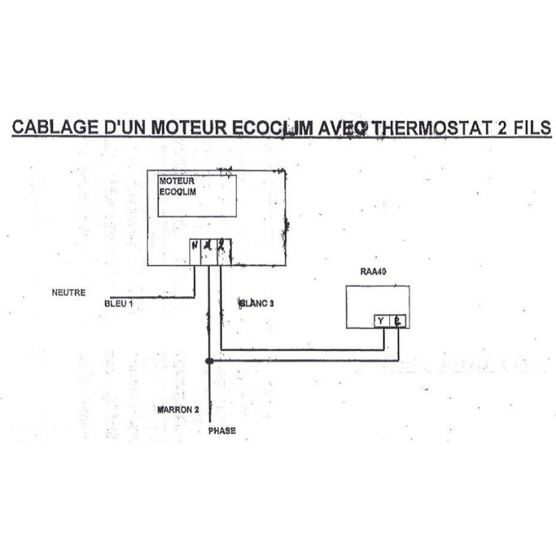 Thermostat RAA41 SIEMENS - Régulateur de Climatiseur Gainable