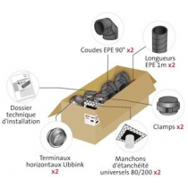  Kit Aeraulique Pour ESC Thermodynamique - Accessoire Ballon Thermodynamique