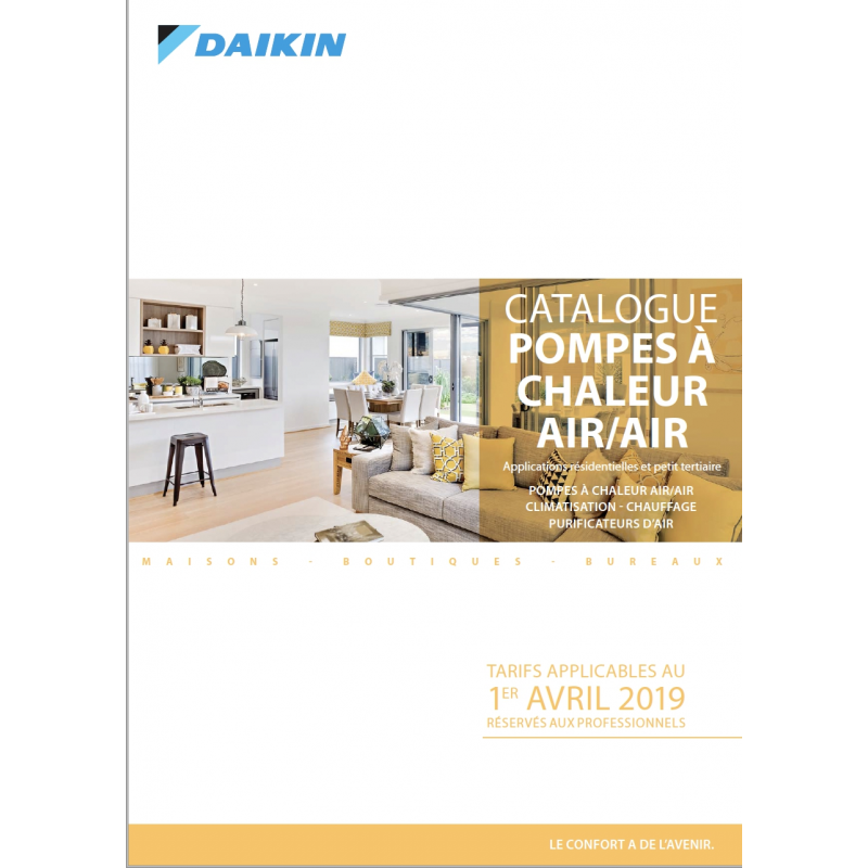 Catalogue Climatisation DAIKIN 2019-2020