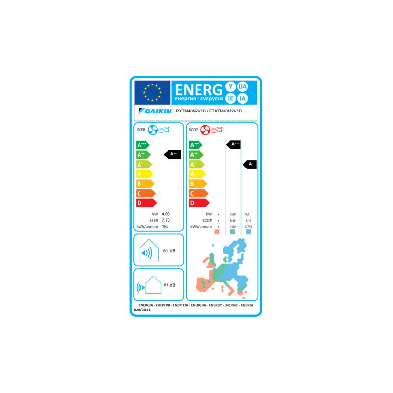 Climatisation Mono-Split FTXTM40S / RXTM40A DAIKIN