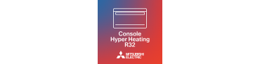 Console Hyper Heating R32 Mitsubishi Electric | Chauffage –25 °C, rendement A+++